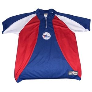 NBA Hardwood Classics 76’s Warmup polo